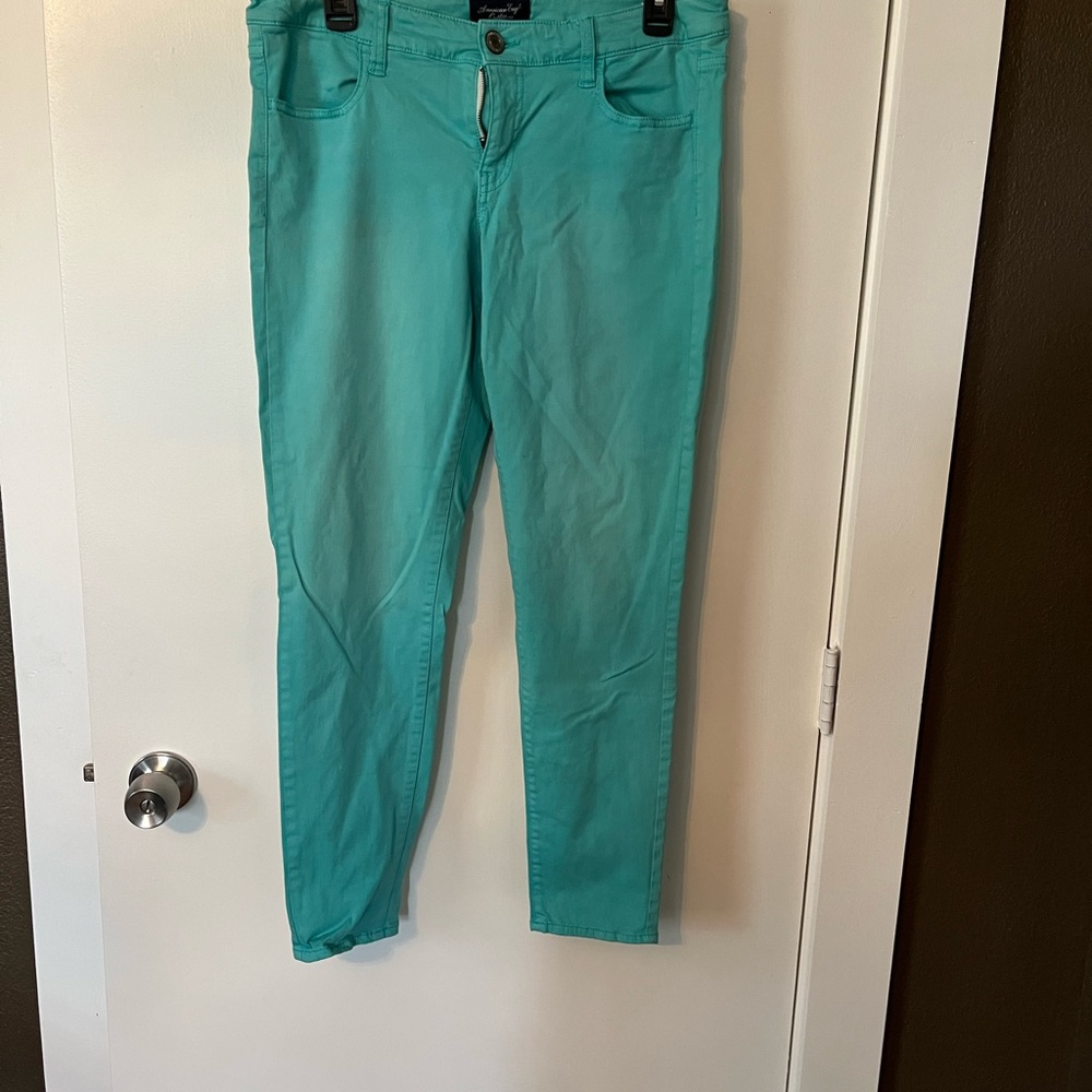 American eagle colored jegging